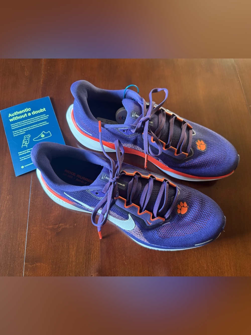 NWT NIKE Men's Pegasus Air Zoom 41 Special Edition Clemson Tigers running shoes